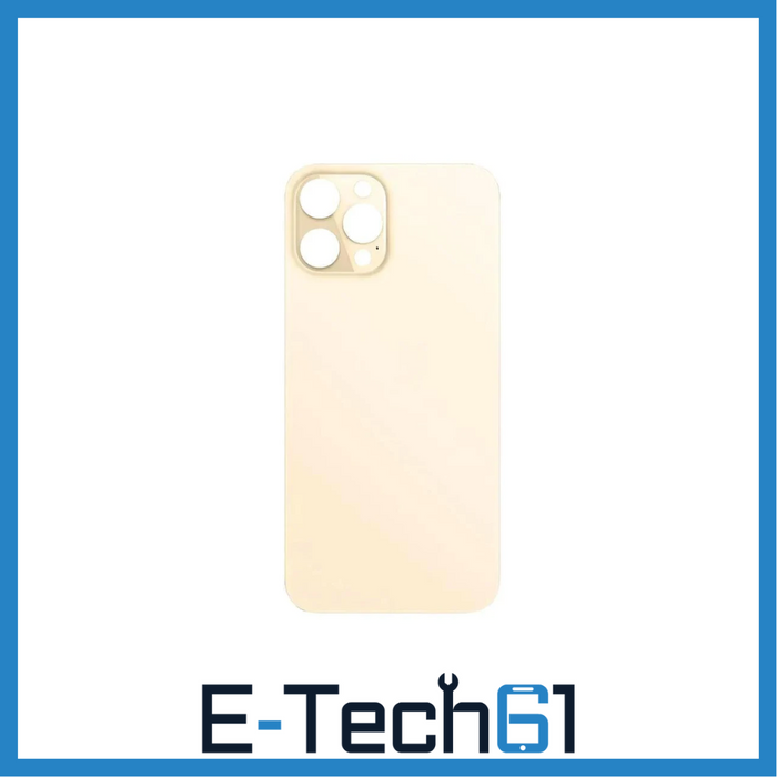 For Apple iPhone 12 Pro Max Replacement Back Glass (Gold) E-Tech61