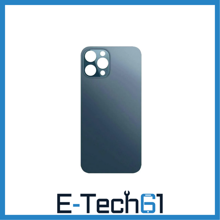 For Apple iPhone 12 Pro Replacement Back Glass (Blue) E-Tech61