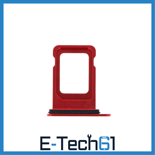 For Apple iPhone 12 Replacement Sim Card Tray (Red) E-Tech61