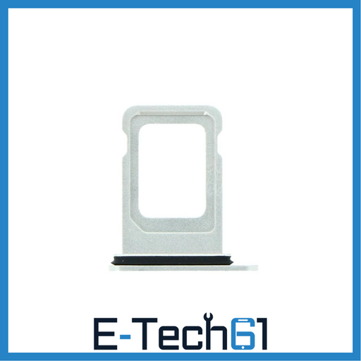 For Apple iPhone 12 Replacement Sim Card Tray (White) E-Tech61