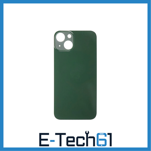 For Apple iPhone 13 Mini Replacement Back Glass (Alpine Green) E-Tech61