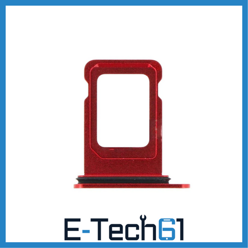 For Apple iPhone 13 Mini Replacement Sim Card Tray (Red) E-Tech61