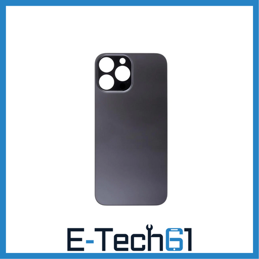 For Apple iPhone 13 Pro Max Replacement Back Glass (Graphite) E-Tech61