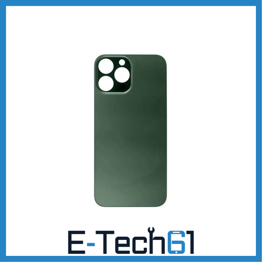 For Apple iPhone 13 Pro Replacement Back Glass (Alpine Green) E-Tech61