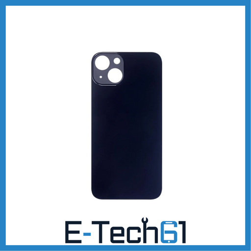 For Apple iPhone 13 Replacement Back Glass (Midnight) E-Tech61