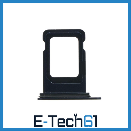 For Apple iPhone 13 Replacement Sim Card Tray (Midnight) E-Tech61