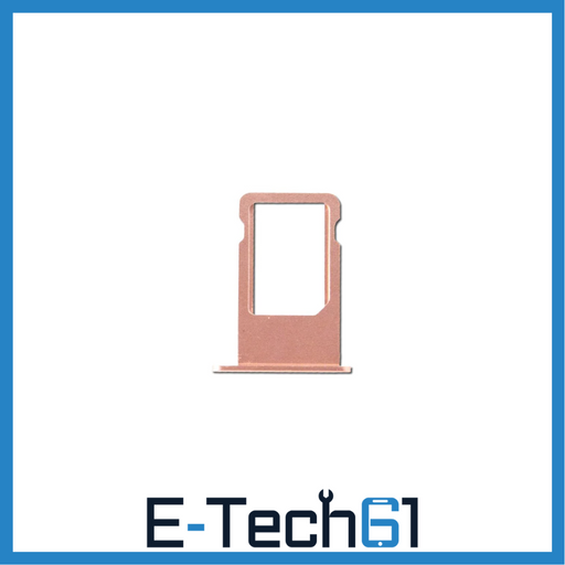For Apple iPhone 6S Replacement Sim Card Tray - Rose Gold E-Tech61