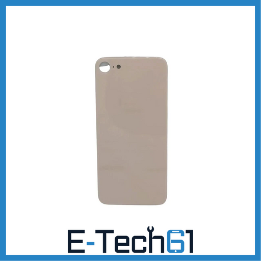 For Apple iPhone 8 Replacement Back Glass (White) E-Tech61