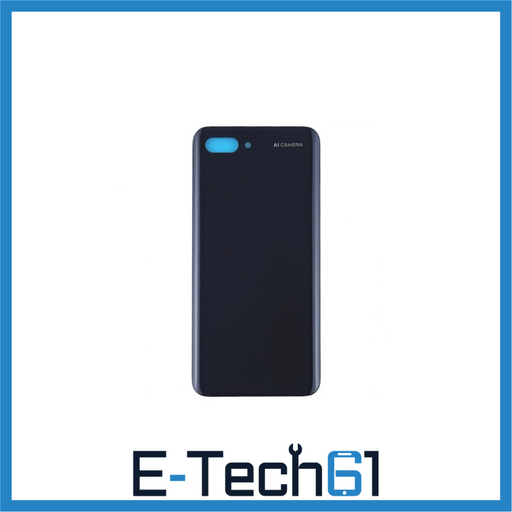 For Honor 10 Replacement Rear Battery Cover with Adhesive (Black) E-Tech61