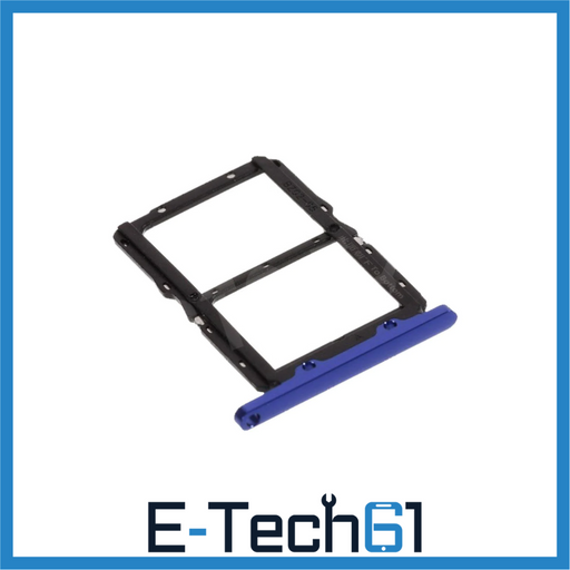 For Honor 20 Replacement Dual SIM Card Tray (Blue) E-Tech61