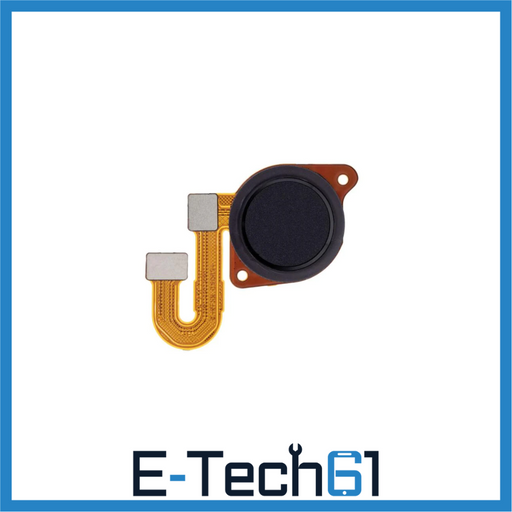 For Motorola Moto G 5G Replacement Fingerprint Reader With Flex Cable (Volcanic Grey) E-Tech61