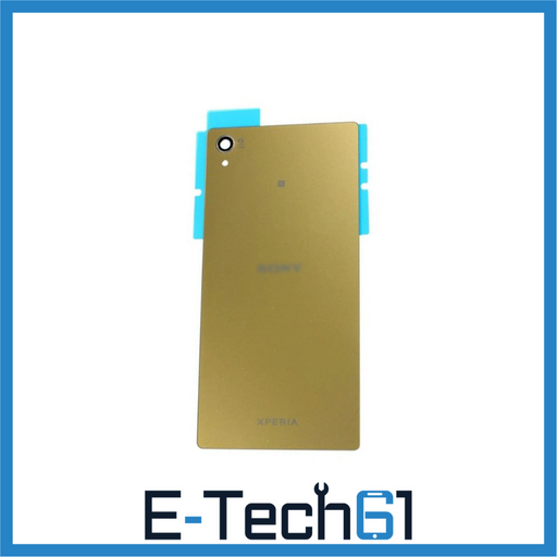 For Sony Xperia Z5 Premium Replacement Battery Cover/ Rear Panel Inc Camera Lens With Adhesive (Gold) E-Tech61