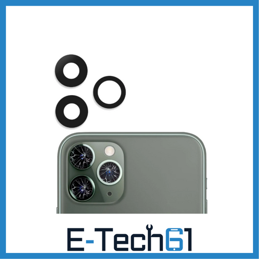 For iPhone 11 Pro / 11 Pro Max Replacement Camera Lens (glass only) E-Tech61