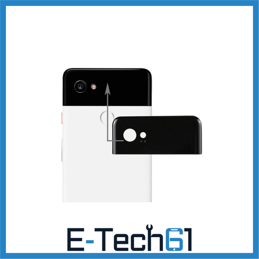 For Google Pixel 2 XL Rear Back Battery Cover (Black) E-Tech61