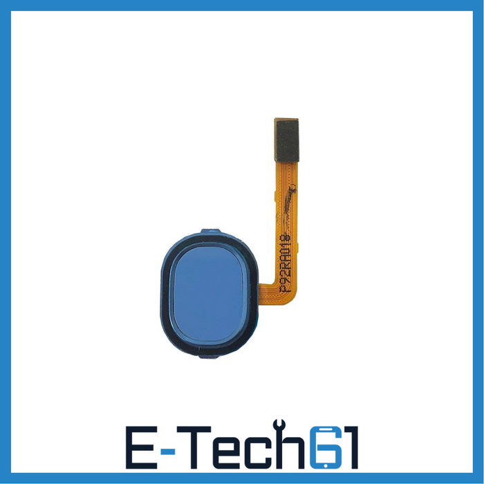 For Samsung Galaxy A40 A405 Replacement Home Button With Fingerprint Reader (Blue) E-Tech61