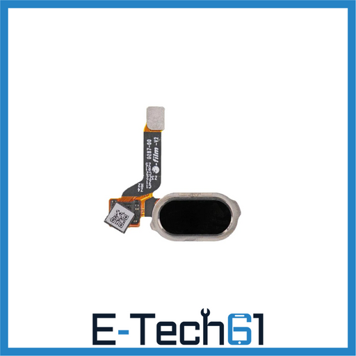For OnePlus 3T Replacement Home Button With Flex Cable (Black) E-Tech61