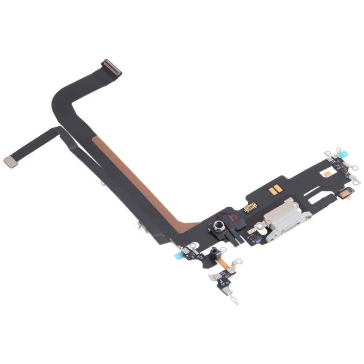 iPhone 13 Pro White Charging Port Flex Cable Original with IC