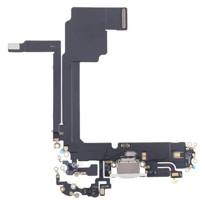 For iPhone 15 Pro Max Charging Port Flex Cable (White)