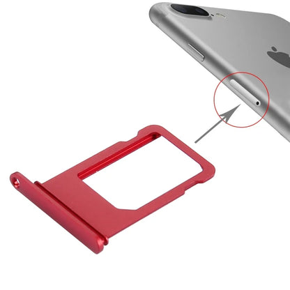For Apple iPhone 7 Plus Replacement Sim Card Tray - Red E-Tech61