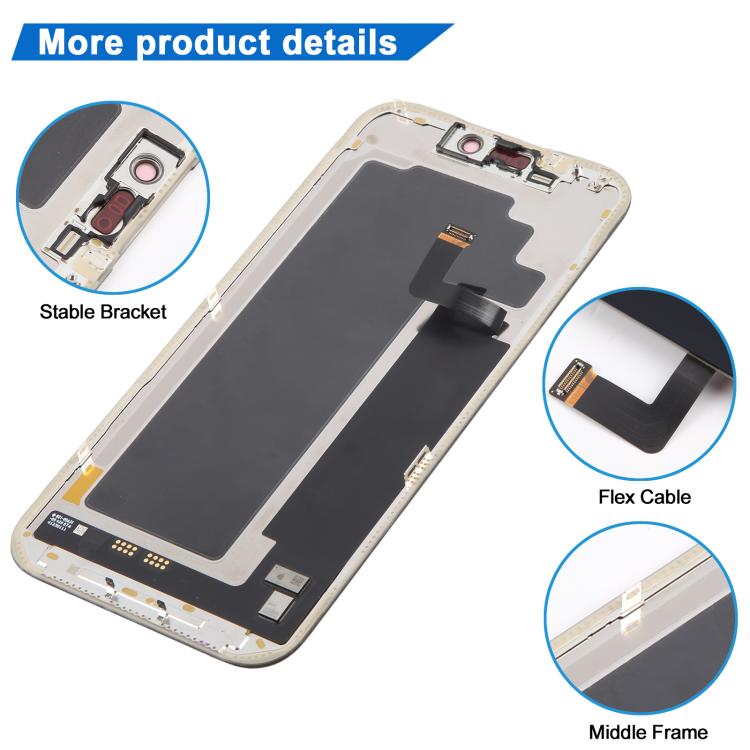 For iPhone 17 Pro Max Original XDR OLED Screen