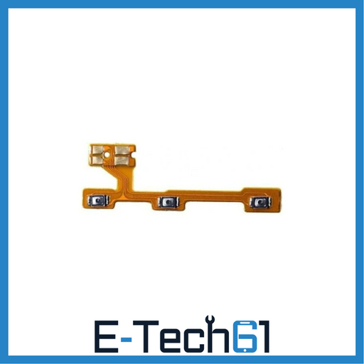 For Huawei P20 Lite Replacement Internal Power & Volume Buttons Flex Cable With Adhesive E-Tech61