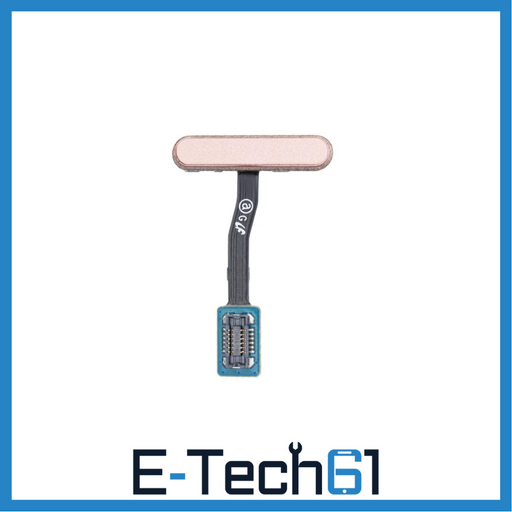 For Samsung Galaxy S10e G970 Replacement Power And Fingerprint Reader With Flex Cable (Flamingo Pink) E-Tech61