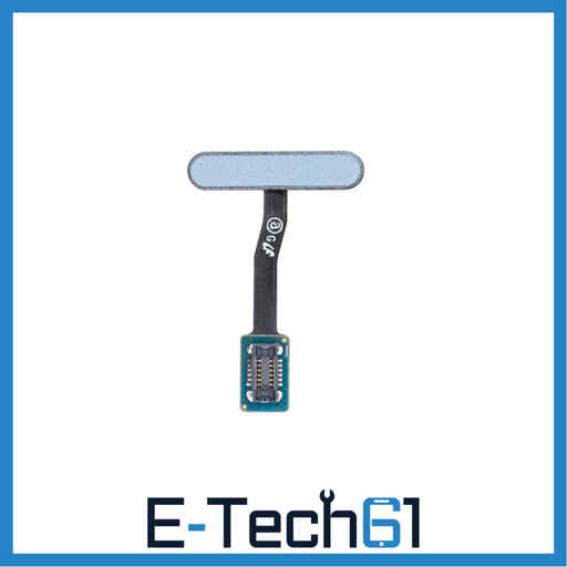 For Samsung Galaxy S10e G970 Replacement Power And Fingerprint Reader With Flex Cable (Prism Blue) E-Tech61