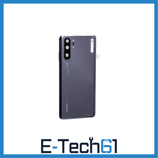 For Huawei P30 Pro Replacement Rear Battery Cover Inc Lens with Adhesive (Black) E-Tech61