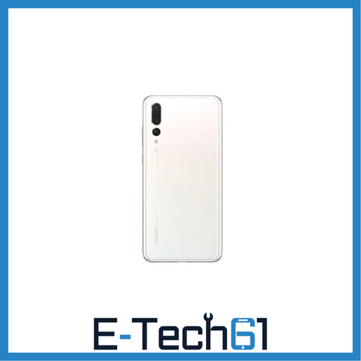 For Huawei P20 Pro Replacement Rear Battery Cover Inc Lens with Adhesive (White) E-Tech61