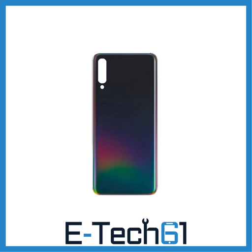 For Samsung Galaxy A70 A705 Replacement Rear Battery Cover (Black) E-Tech61