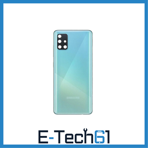 For Samsung Galaxy A51 A515 Replacement Rear Battery Cover (Prism Crush Blue) E-Tech61
