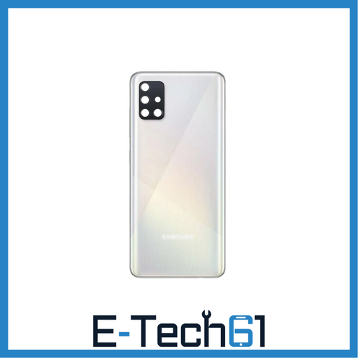 For Samsung Galaxy A51 A515 Replacement Rear Battery Cover (Prism Crush White) E-Tech61