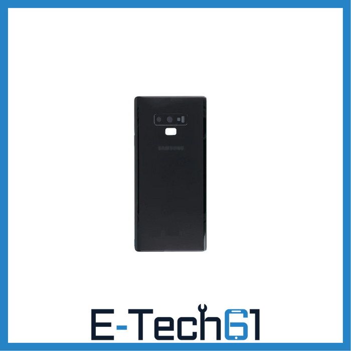 For Samsung Note 9 Replacement Rear Battery Cover with Adhesive (Black) E-Tech61