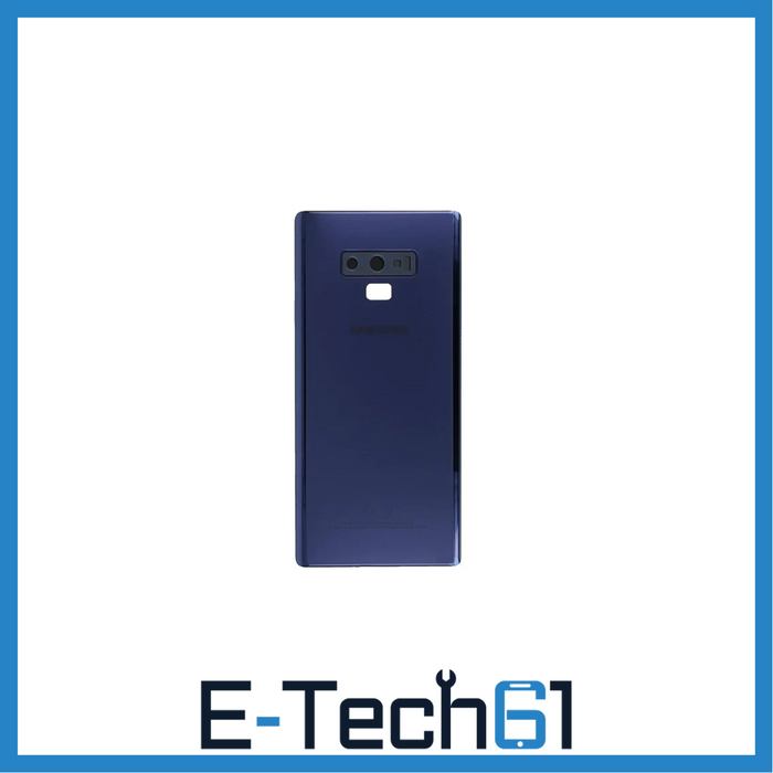 For Samsung Note 9 Replacement Rear Battery Cover with Adhesive (Blue) E-Tech61