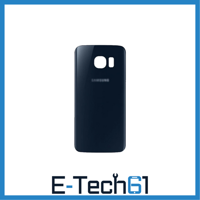 For Samsung Galaxy S6 Edge Plus Replacement Rear Battery Cover with Adhesive (Blue) E-Tech61