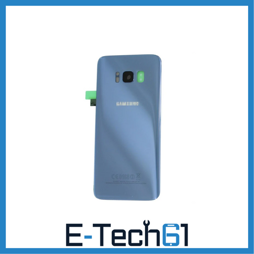 For Samsung Galaxy S8 Plus Replacement Rear Battery Cover with Adhesive (Blue) E-Tech61