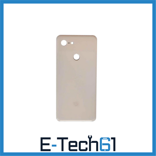 For Google Pixel 3 Replacement Rear Battery Cover with Adhesive (Pink) E-Tech61