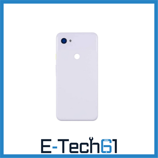 For Google Pixel 3XL Replacement Rear Battery Cover with Adhesive (White) E-Tech61