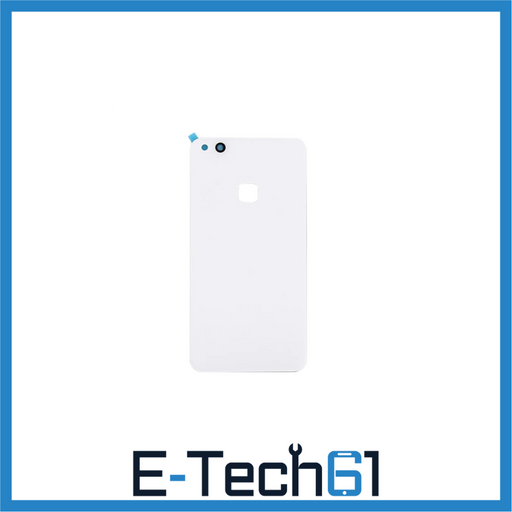 For Huawei P10 Lite Replacement Rear Battery Cover with Adhesive (White) E-Tech61