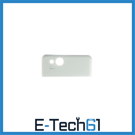 For Google Pixel 2 Replacement Rear Glass Panel With Adhesive (White) E-Tech61