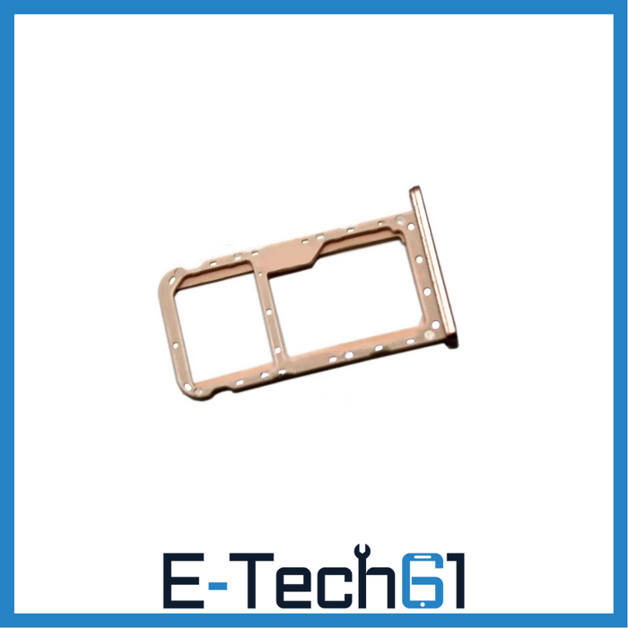 For Huawei P20 Lite Replacement SIM Card Tray Holder Rose (Gold) E-Tech61