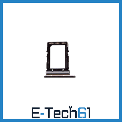 For Google Pixel 2 XL Replacement SIM Card Tray Holder (Black) E-Tech61