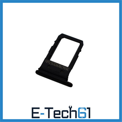 For Google Pixel 3a Replacement SIM Card Tray Holder (Just Black) E-Tech61