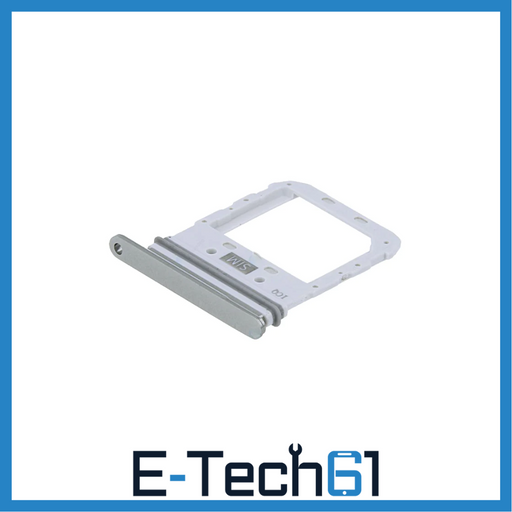 For Samsung Galaxy S10 5G Replacement SIM Card Tray Holder (Silver) E-Tech61