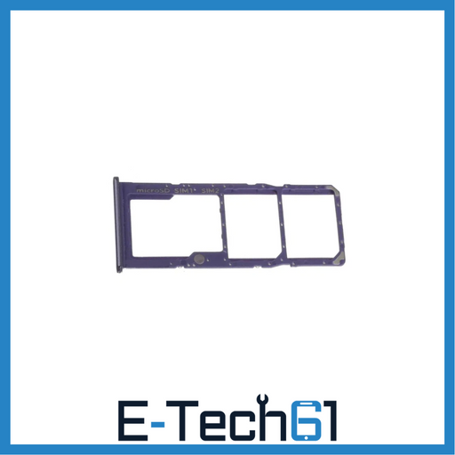 For Samsung A51 / A71 Replacement SIM / SD Card Tray (Pink) E-Tech61