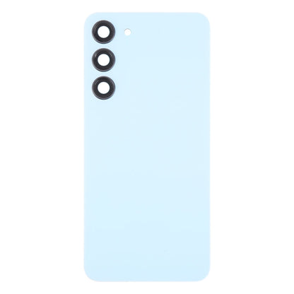 For Samsung Galaxy S23+ SM-S916B OEM Glass Battery Back Cover with Camera Lens Cover(Blue)