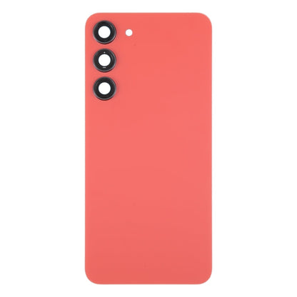 For Samsung Galaxy S23+ SM-S916B OEM Glass Battery Back Cover with Camera Lens Cover(Red)