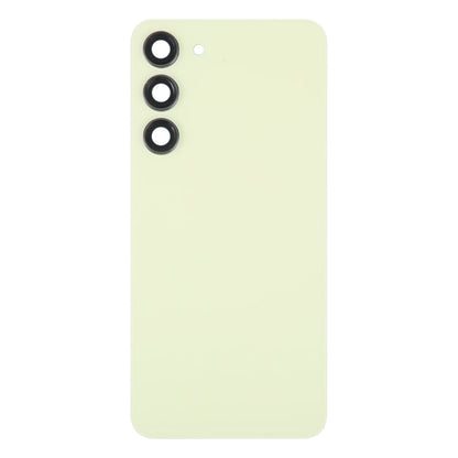For Samsung Galaxy S23+ SM-S916B OEM Glass Battery Back Cover with Camera Lens Cover(Yellow)