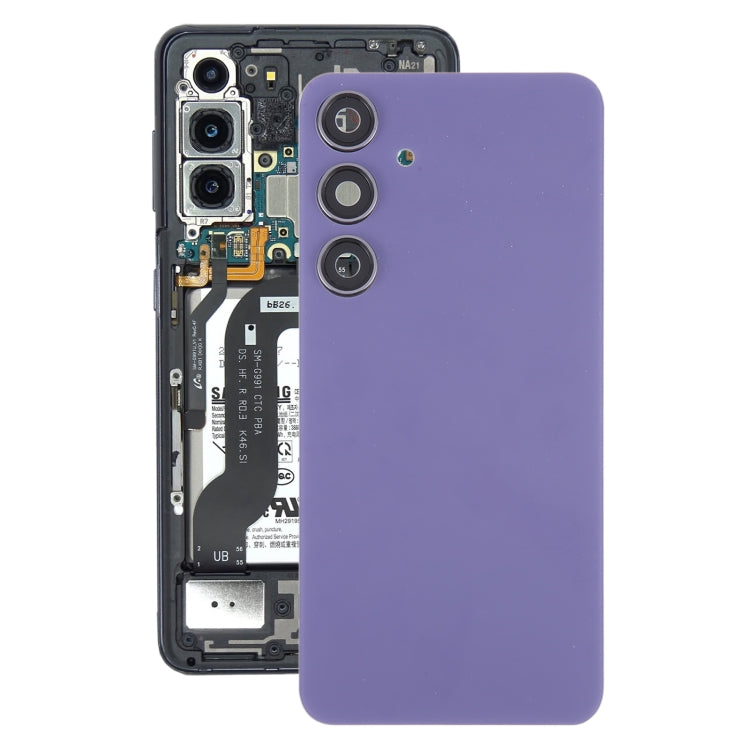 For Samsung Galaxy S24+ SM-S926B OEM Battery Back Cover with Camera Lens Cover(Purple)