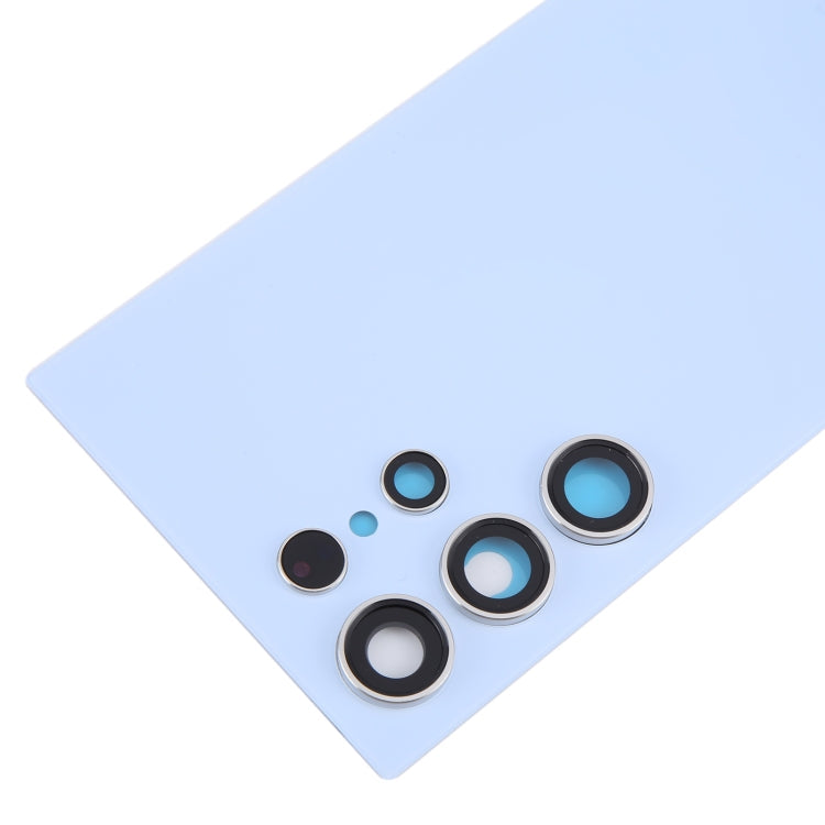 For Samsung Galaxy S24 Ultra SM-S928B OEM Battery Back Cover with Camera Lens Cover(Blue)